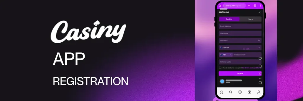 Casiny Casino App Registration